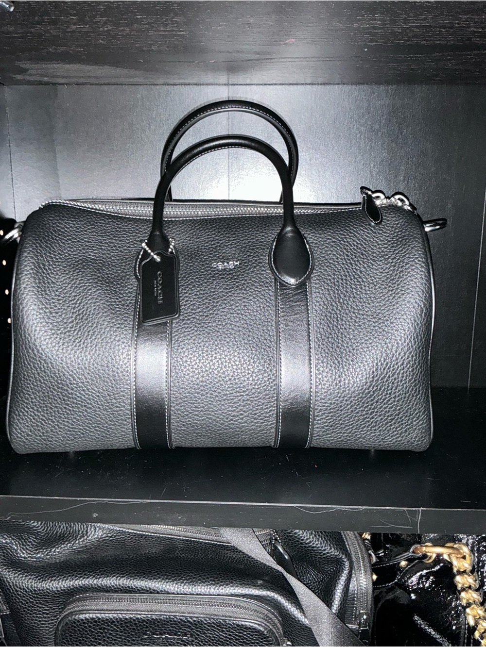 Coach Black Compass 35